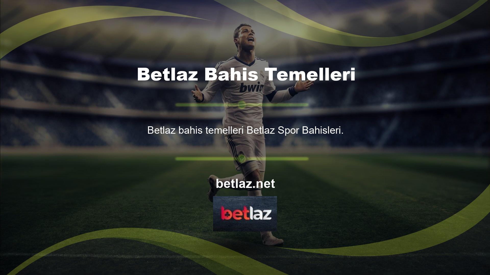 Betlaz spor bahislerinin temellerini tanıtmaktadır